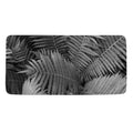 Black And White Fern Leaf Print Towel