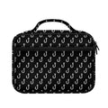 Black And White Fishing Hooks Print Briefcase Bible Bag