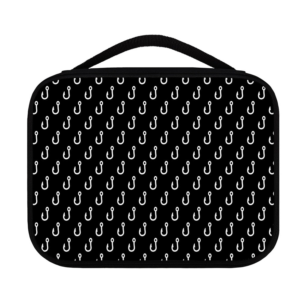 Black And White Fishing Hooks Print Classic Bible Case