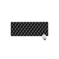 Black And White Fishing Hooks Print Extended Mouse Pad