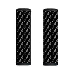 Black And White Fishing Hooks Print Handle Covers