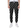 Black And White Fishing Hooks Print Scuba Joggers