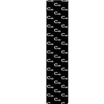 Black And White Fishing Hooks Print Table Runner