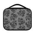 Black And White Floral Glen Plaid Print Classic Bible Case