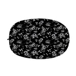 Black And White Flower Print Car Side Mirror Covers