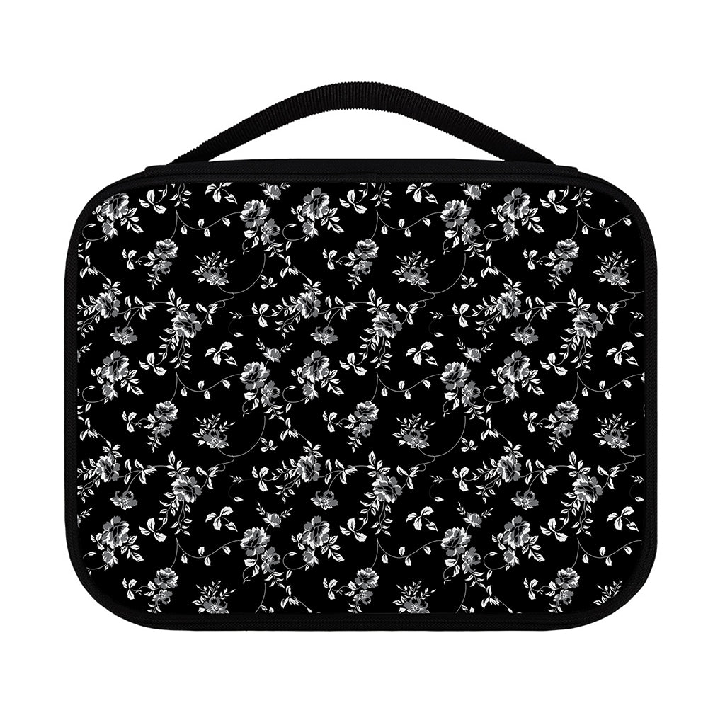 Black And White Flower Print Classic Bible Case