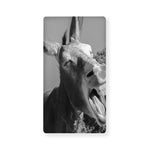 Black And White Funny Donkey Print Baby Crib Sheet