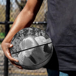 Black And White Funny Donkey Print Basketball