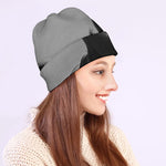 Black And White Funny Donkey Print Beanie