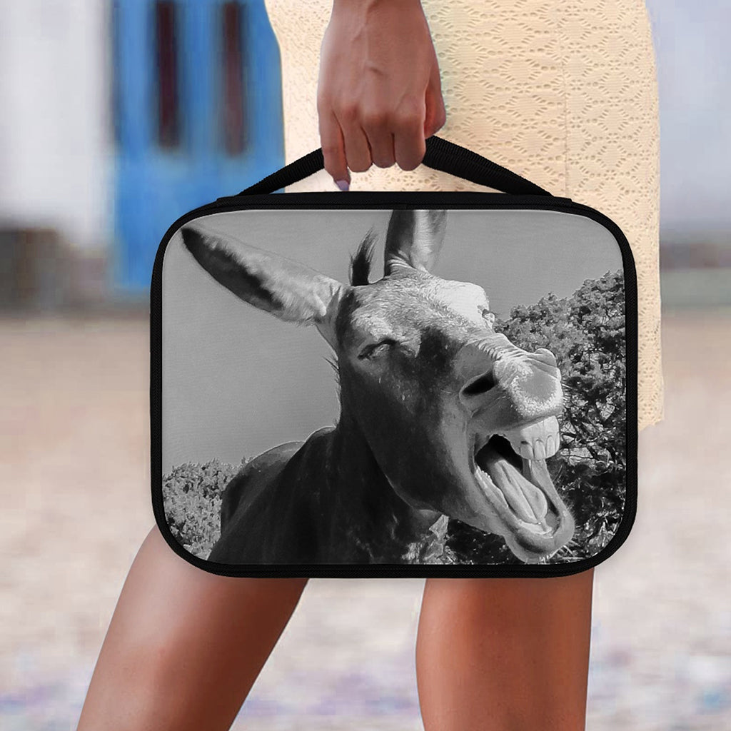 Black And White Funny Donkey Print Classic Bible Case