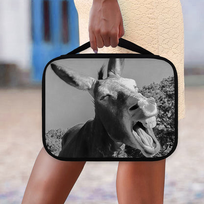 Black And White Funny Donkey Print Classic Bible Case