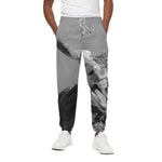 Black And White Funny Donkey Print Cotton Pants