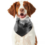 Black And White Funny Donkey Print Dog Bandana
