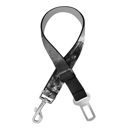 Black And White Funny Donkey Print Dog Seat Belt