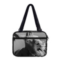 Black And White Funny Donkey Print Double Strap Bible Bag