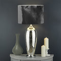 Black And White Funny Donkey Print Drum Lamp Shade