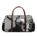 Black And White Funny Donkey Print Duffel Bag