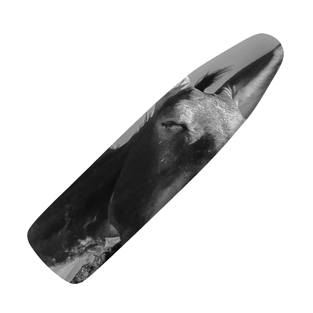 Black And White Funny Donkey Print Ironing Board Cover