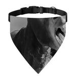 Black And White Funny Donkey Print Over The Collar Dog Bandana