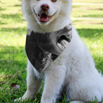 Black And White Funny Donkey Print Over The Collar Dog Bandana
