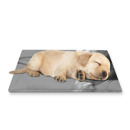 Black And White Funny Donkey Print Pet Cooling Mat Cover