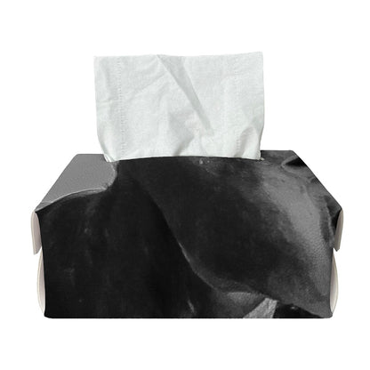 Black And White Funny Donkey Print Rectangle Tissue Box Cover
