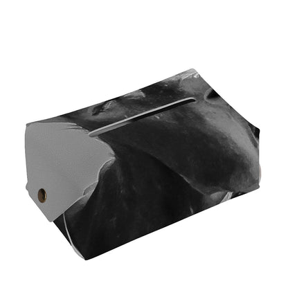 Black And White Funny Donkey Print Rectangle Tissue Box Cover