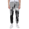 Black And White Funny Donkey Print Joggers