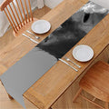 Black And White Funny Donkey Print Table Runner