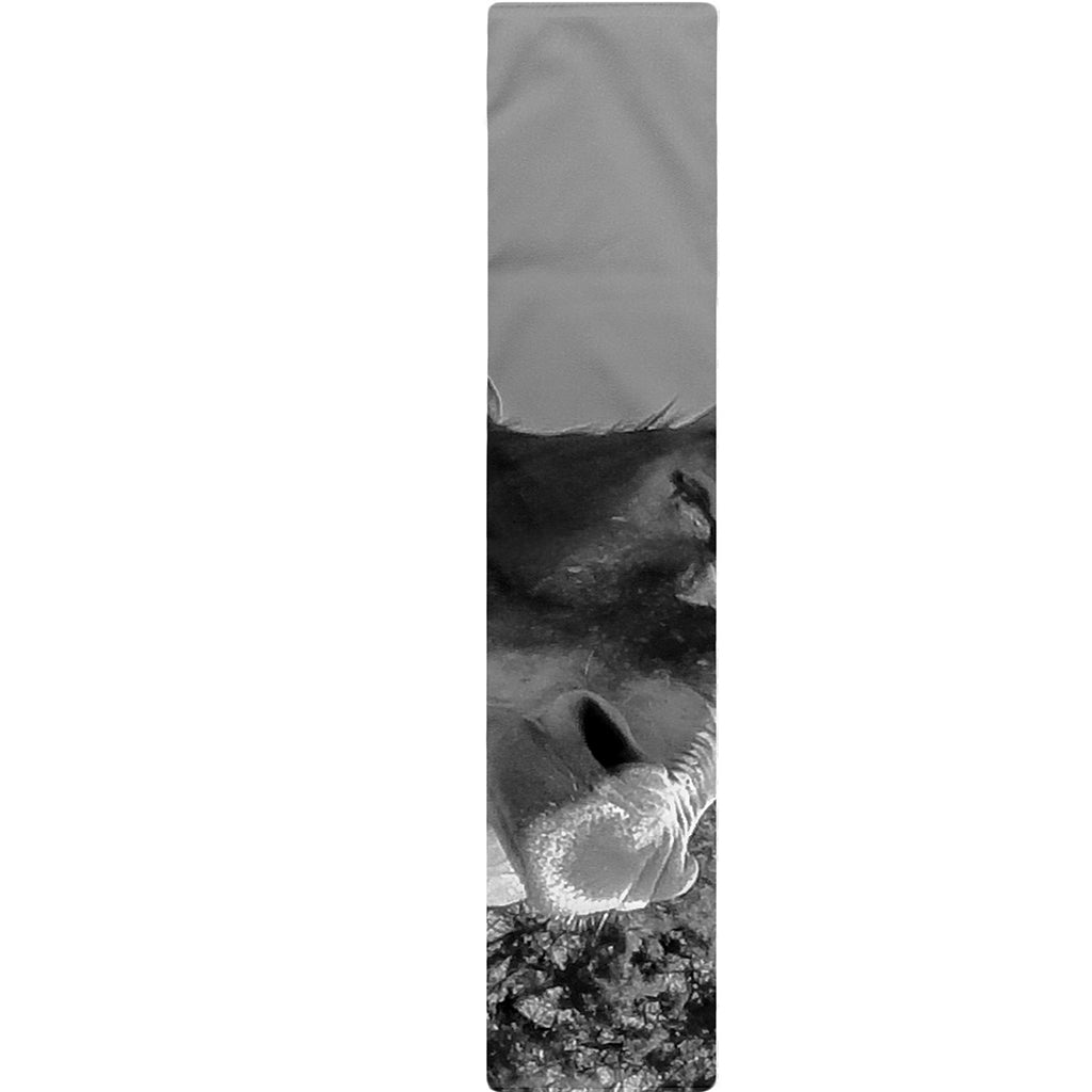 Black And White Funny Donkey Print Table Runner