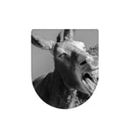 Black And White Funny Donkey Print Toilet Lid Cover