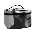 Black And White Funny Donkey Print Travel Makeup Bag