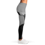 Black And White Funny Donkey Print Women's Leggings