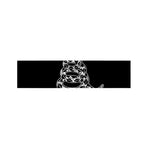 Black And White Gadsden Flag Print Bed Runner