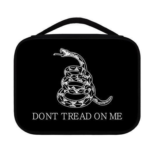 Black And White Gadsden Flag Print Classic Bible Case