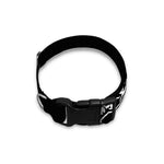 Black And White Gadsden Flag Print Dog Collar