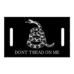 Black And White Gadsden Flag Print Golf Cart Seat Cover