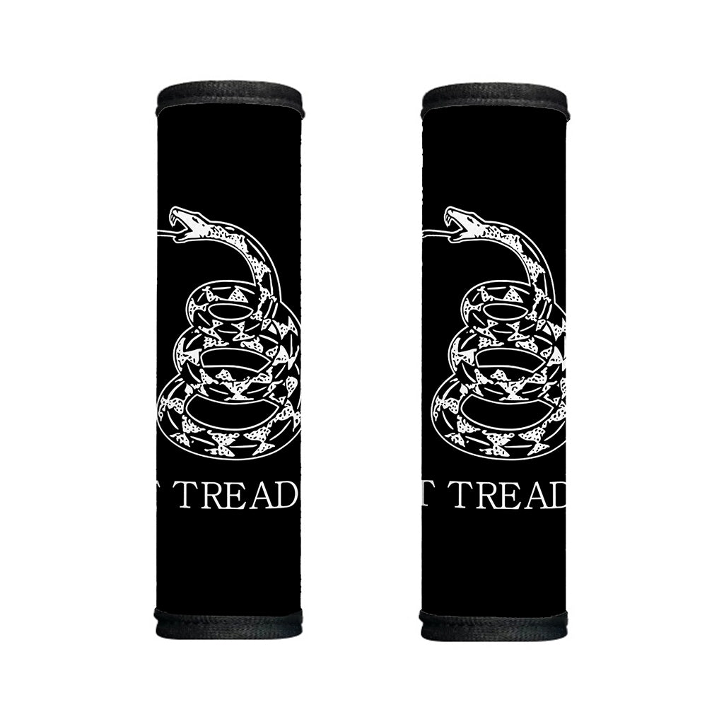 Black And White Gadsden Flag Print Handle Covers