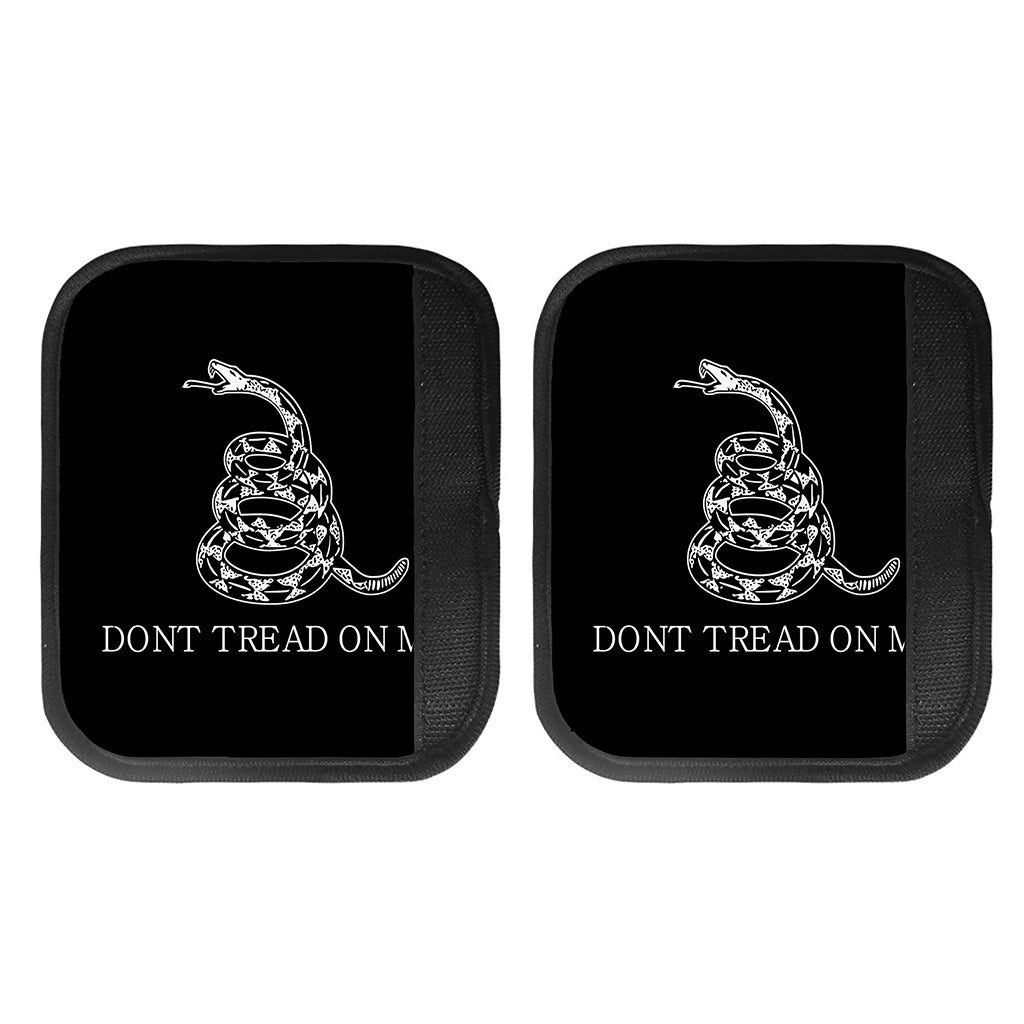 Black And White Gadsden Flag Print Handle Covers