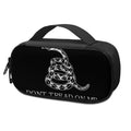 Black And White Gadsden Flag Print Portable Cooler Travel Case