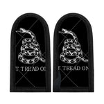 Black And White Gadsden Flag Print Skillet Handle Cover