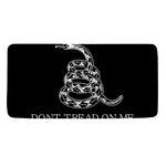 Black And White Gadsden Flag Print Towel