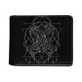 Black And White Gemini Sign Print Bifold Wallet