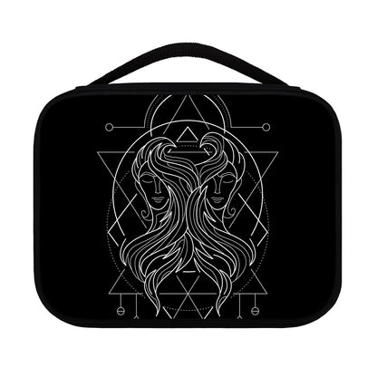 Black And White Gemini Sign Print Classic Bible Case