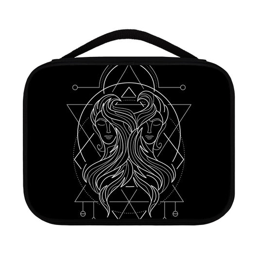 Black And White Gemini Sign Print Classic Bible Case