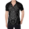 Black And White Gemini Sign Print Men's Shirt