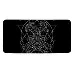 Black And White Gemini Sign Print Towel