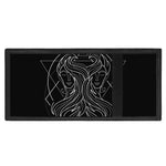 Black And White Gemini Sign Print Trifold Wallet