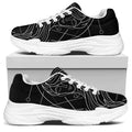 Black And White Gemini Sign Print White Chunky Shoes