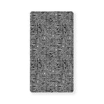 Black And White Geometric African Print Baby Crib Sheet